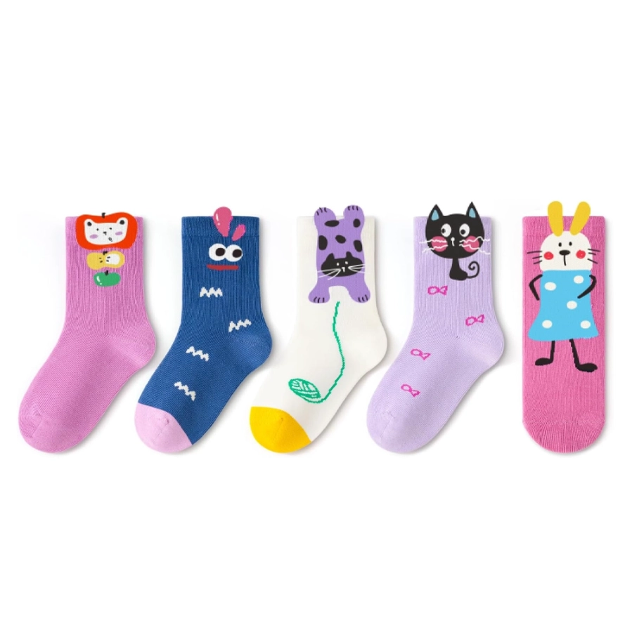 Custom Logo and Anti-Slip Features Drive Growth in Kids’ Socks Wholesale