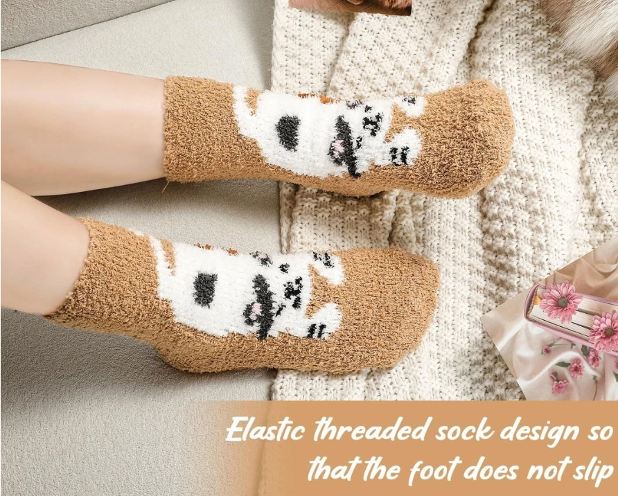 Wholesales B2B 3D Plush Socks Direct Price