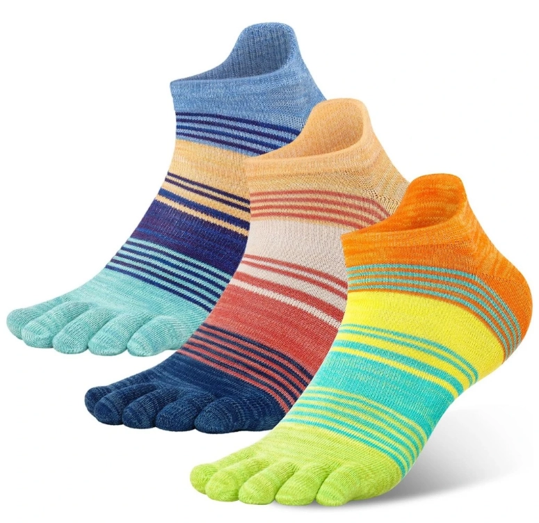 Custom logo 3D printed toe socks supplier