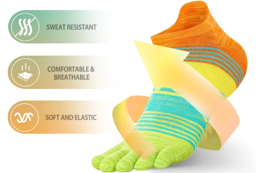 Foshan Nanhai Jixingfeng Knit Factory revolutioneert de wereldwijde markt voor atletische schoenen met hoogwaardige sokken met vijf tenen