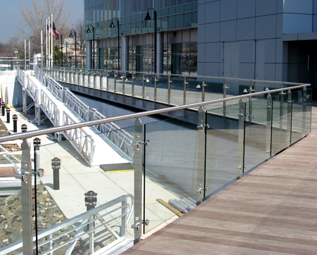 1.1 meter height stainless steel glass spider balustrade post LCH-122 of glass railing system