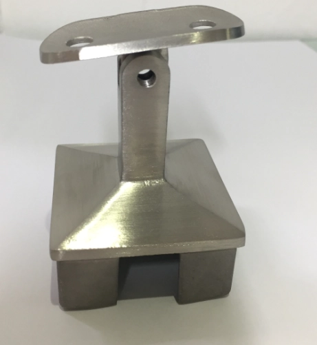 40 x 40mm and 50 x 50mm stainless steel handrail pipe adjustable mounting bracket