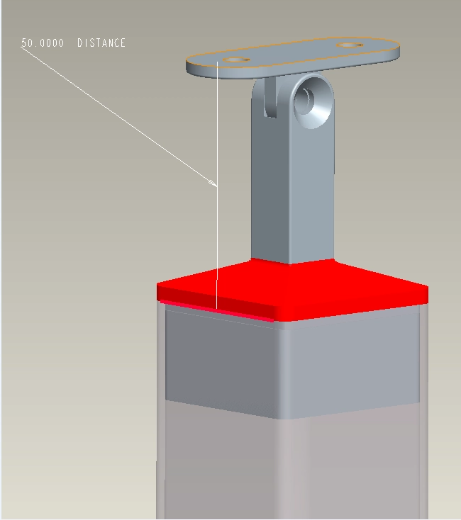 Soporte de barandilla de acero inoxidable cepillado ajustable con adaptador de radios opcional Montaje de placa en tubo de balaustrada cuadrada