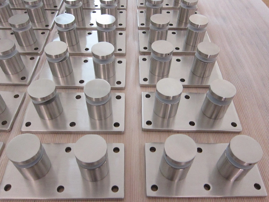 Frameless Stainless Steel Balcony Railing Glass Standoff Pins Railing System