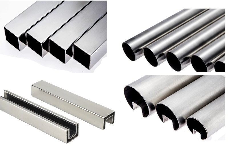 Tubes sans soudure en acier inoxydable pour balustrade de balcon d'escalier