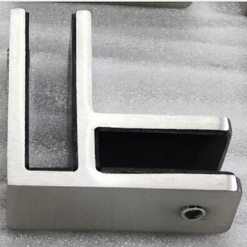 Stainless steel Inox 90 degree glass to glass clamp bracket holder for frameless glass railing