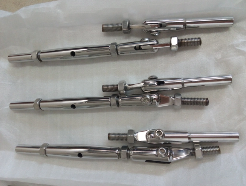 balcony cable fittings balustrade design stainless steel wire rope tensioner