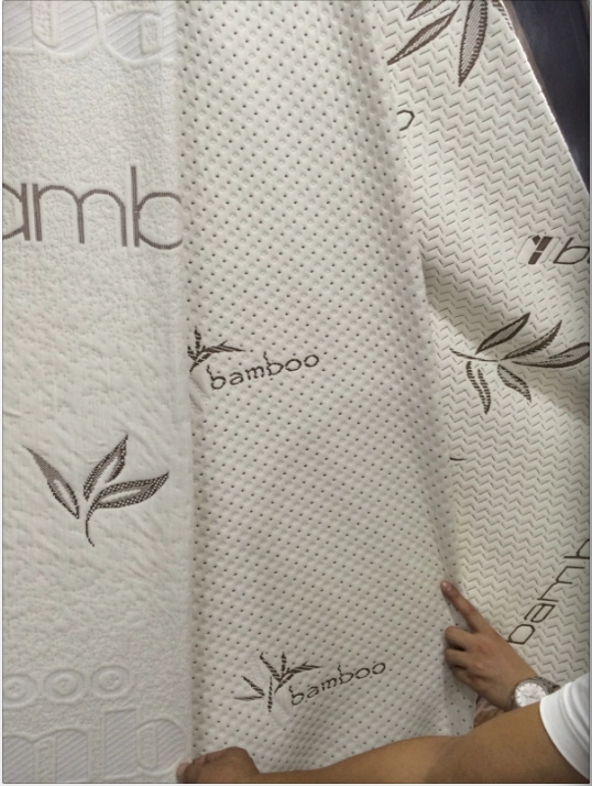 tela de colchón de punto jacquard de bambú de china