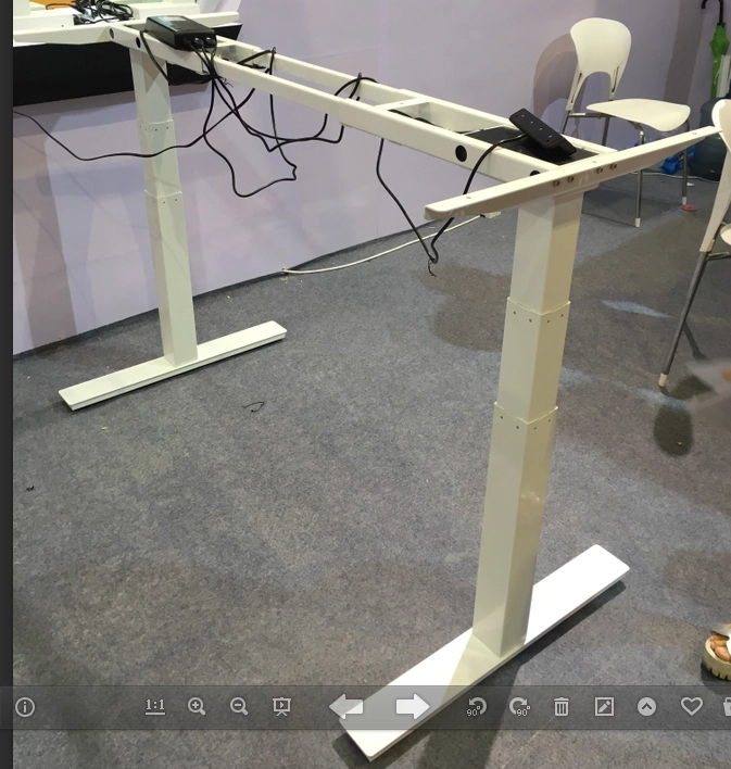 China Hot Sale Electric Height Adjustable Desk Frame Sit to Stand