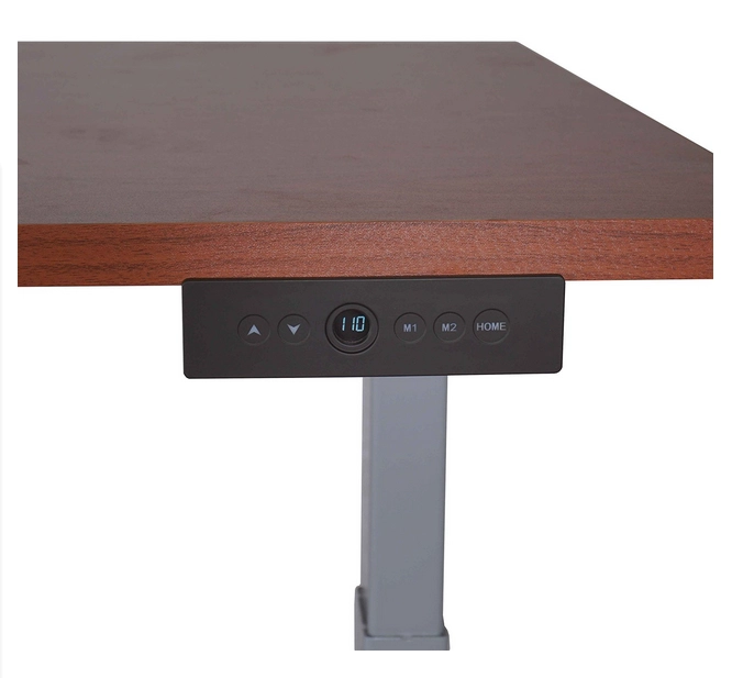 HOUDRY Adjustable Height Electric Motorized Sit To Stand Work Desk 24"- 50" A6