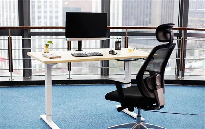 Metal desk height adjustable computer workstation ergonomics