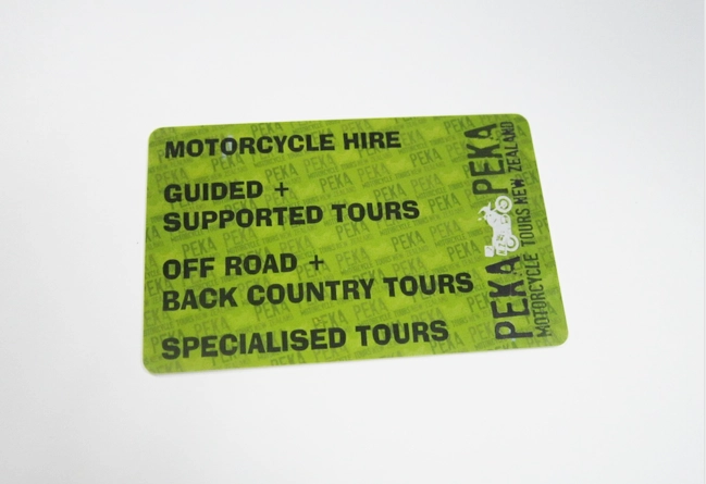 plastic contactless card printing