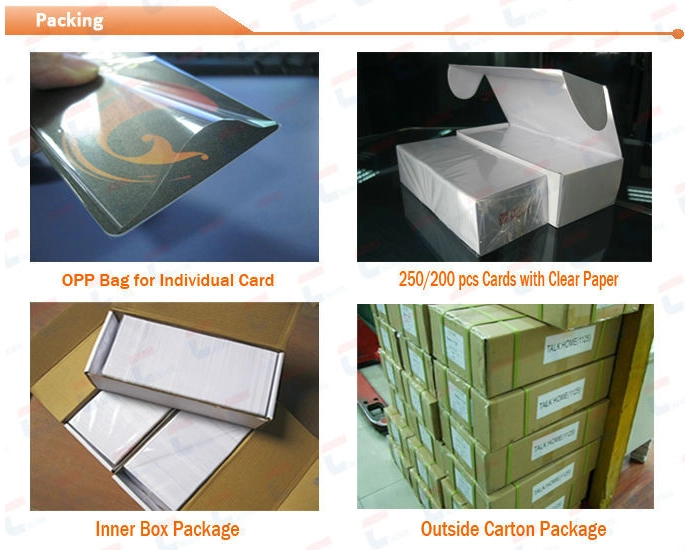 13.56MHz RFID card with gold hot stamping
