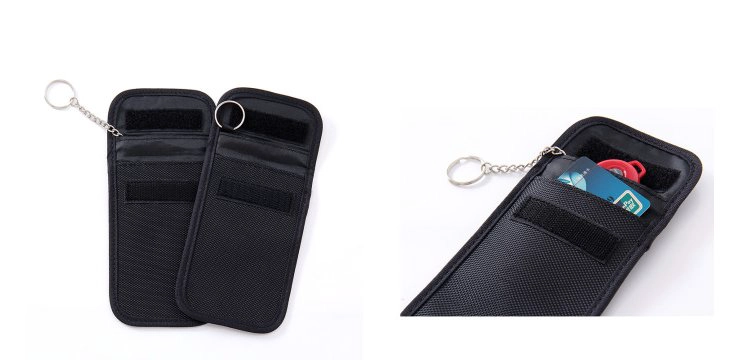 Oxford Fabric Car Keyfo RFID Signal Blocking Bag