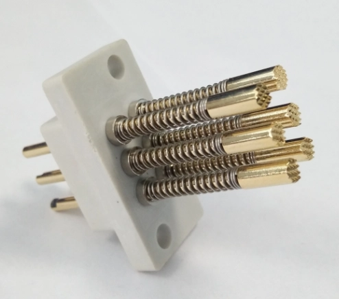 Multiple Pins (with Housing) Pogo Pin for square battery