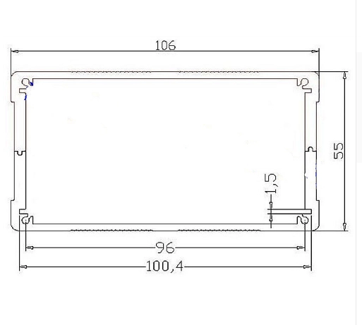 hot selling aluminum extrusion enclosure led driver housing