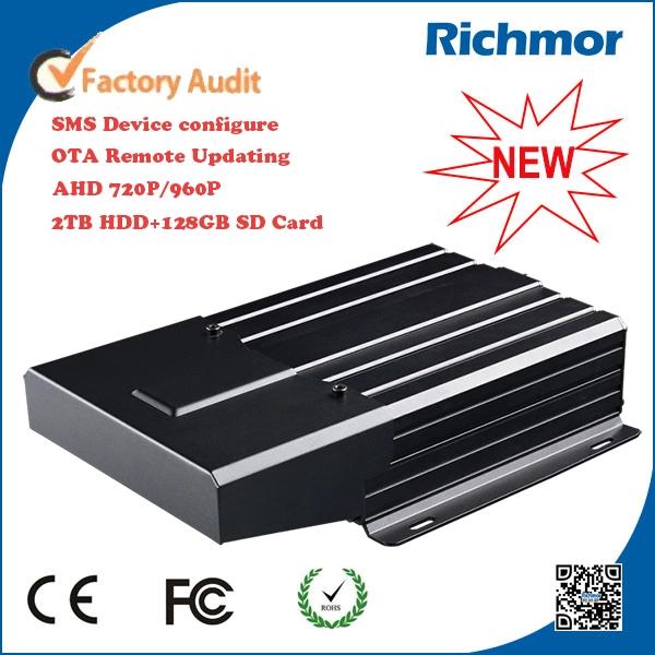 4G LTE 3G wireless free software 4CH H.264 D1 AHD mobile dvr