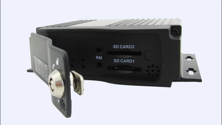 GPS 3G sd card mobile dvr with wifi support fule sensor for truck with 4 AHD camera