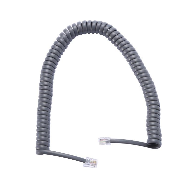 2 Ader 4 Ader 6 Ader 6P2C 4P4C 6P4C 6P6C Telefon-Spiralkabel