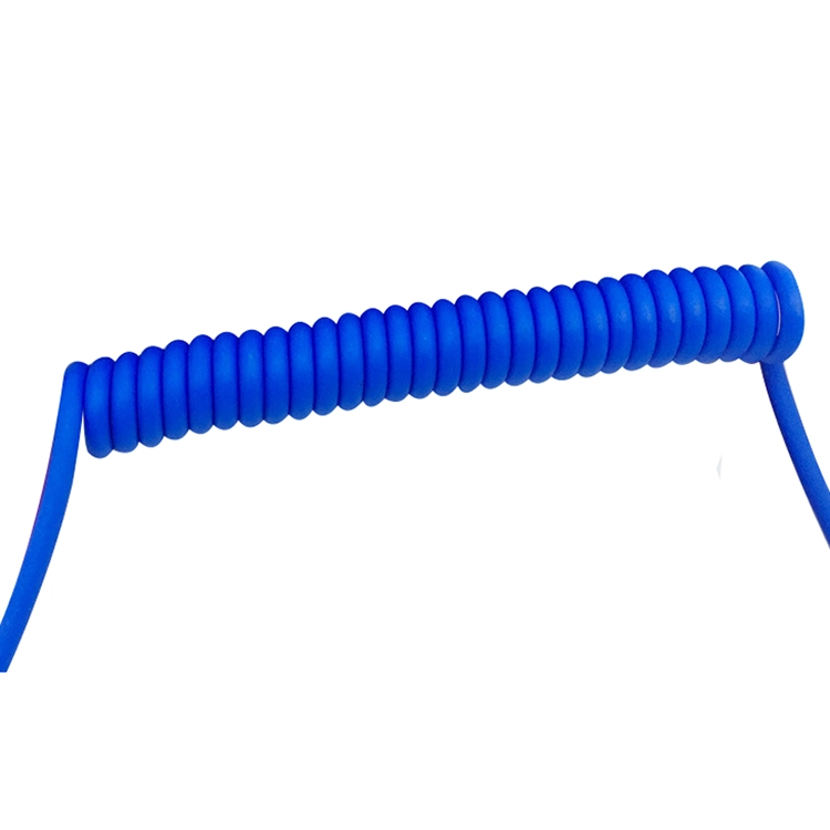 Bobine de blindage en PVC noir 6 bobine de 22 AWG noyau fermé câble spiralé de 100 mm de longueur