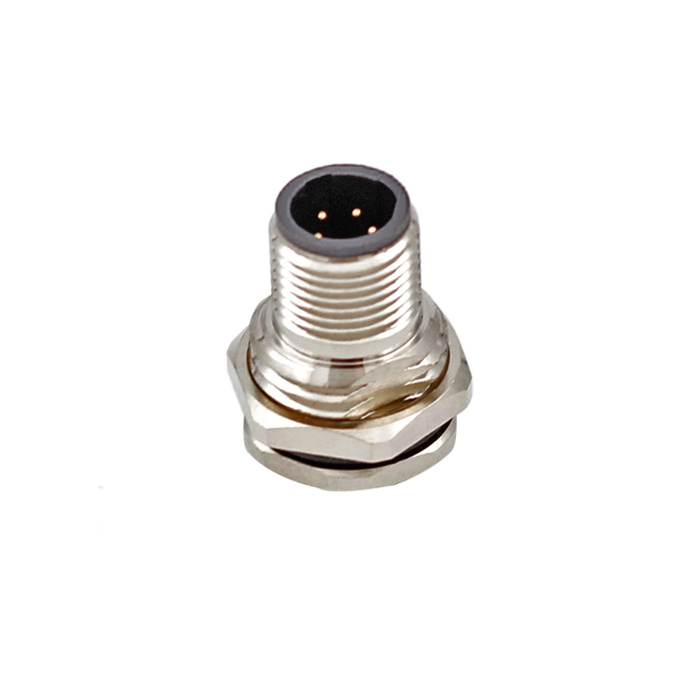 Personalizado 3 4 5 8 12 Pin A B C D Toma de codificación Macho Hembra Circular M12 montaje en panel Conector Cable del sensor