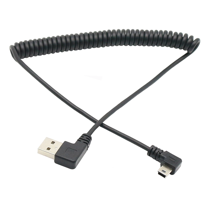 Fabrikangebot 18 AWG verzinntes Kupfer 10-adriges 12-adriges TPU-Spiralkabel mit großem Durchmesser, Lieferant von PUR-Spiralkabeln