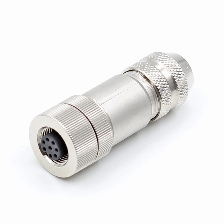 IP67 Wasserdicht Rundbuchse Stecker M12-Abschirmung Stecker 2 3 4 5 8 12 17-poliger Kabelstecker