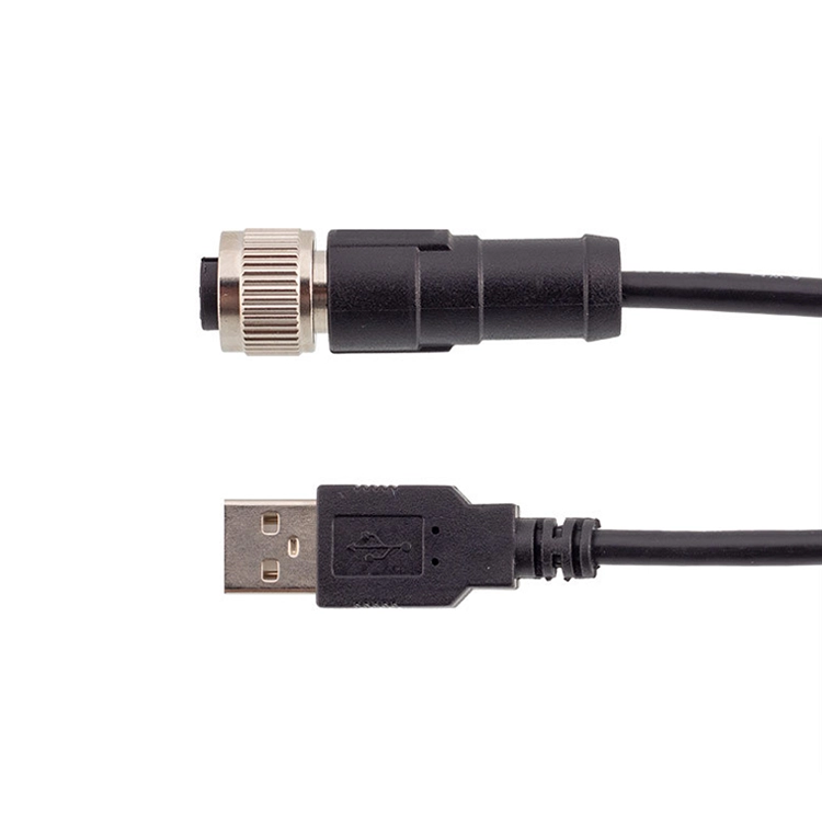 Câble M12 17 broches femelle vers USB mâle
