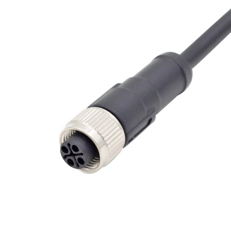M12 S Codice 4 pin maschio Cavo 3+ PE M12 S Codice connettore