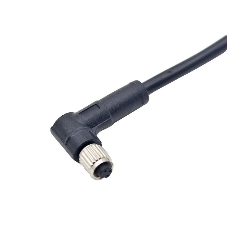 M5 A code 3 pin 4 pin male molding typ pvc pur kabel 1 M 2 M 3 M