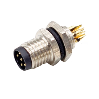 M8 3 pin 4 pin 5 pin 6 pin male female straight solder type panel mount connector