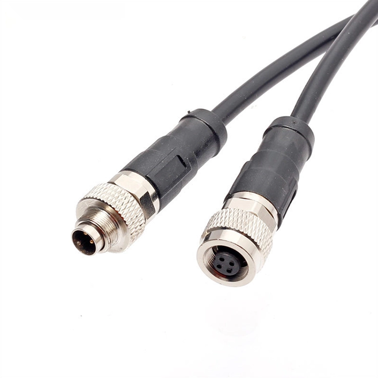 M9 2 3 4 5 6 7 8 male right angle shield pvc cable