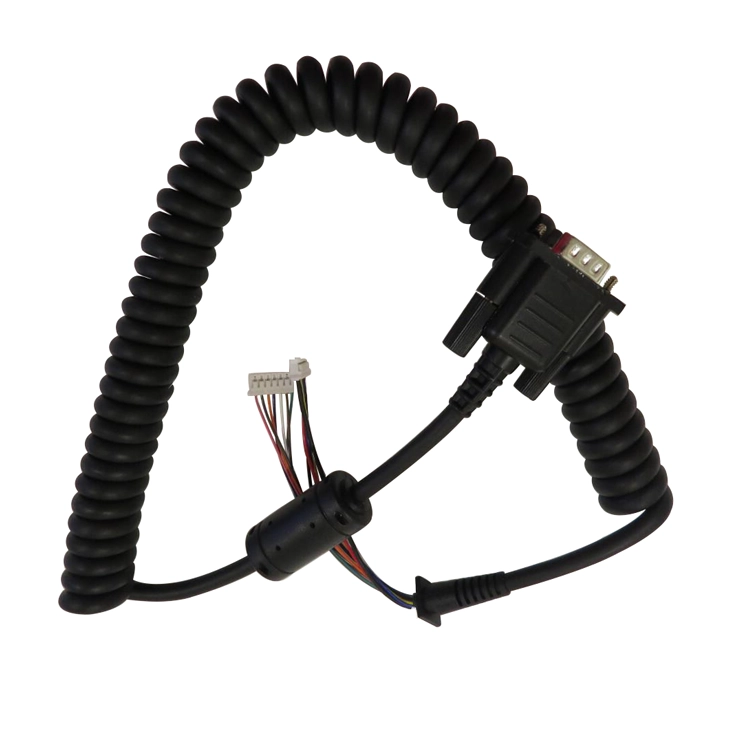 Einer der 3000 mm langen, aufgerollten, geschlossenen Hersteller von M12-Kabel mit einziehbarem, aufgerolltem Stromkabel mit 3 4 5 6 8 12 17 Adern