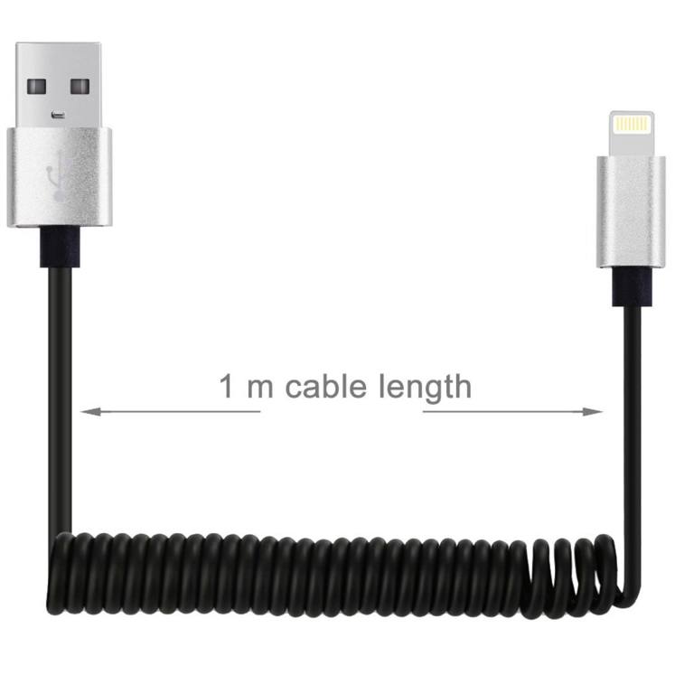 Rosa Farbe PVC-USB-3.1b-Stecker an einen männlichen USB-Stecker PVC-PU-Spiralkabel Länge 1 Meter