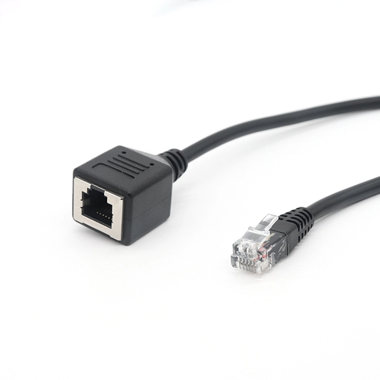RJ12 6P6C-Steckverbinder Stecker-Buchse-Netzverlängerungskabel
