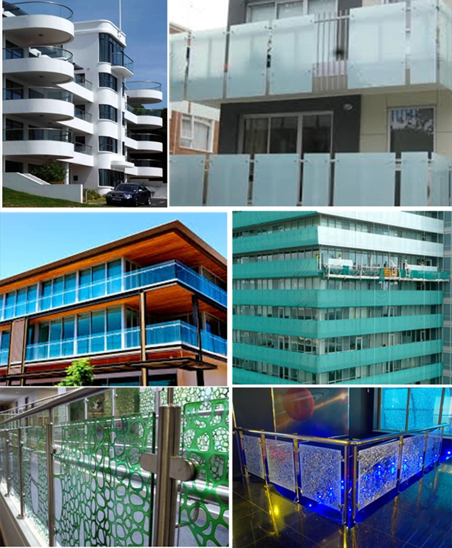 Different glass railing project