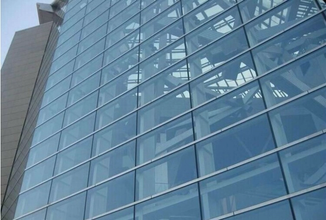 safety laminated insualted curtain wall glass