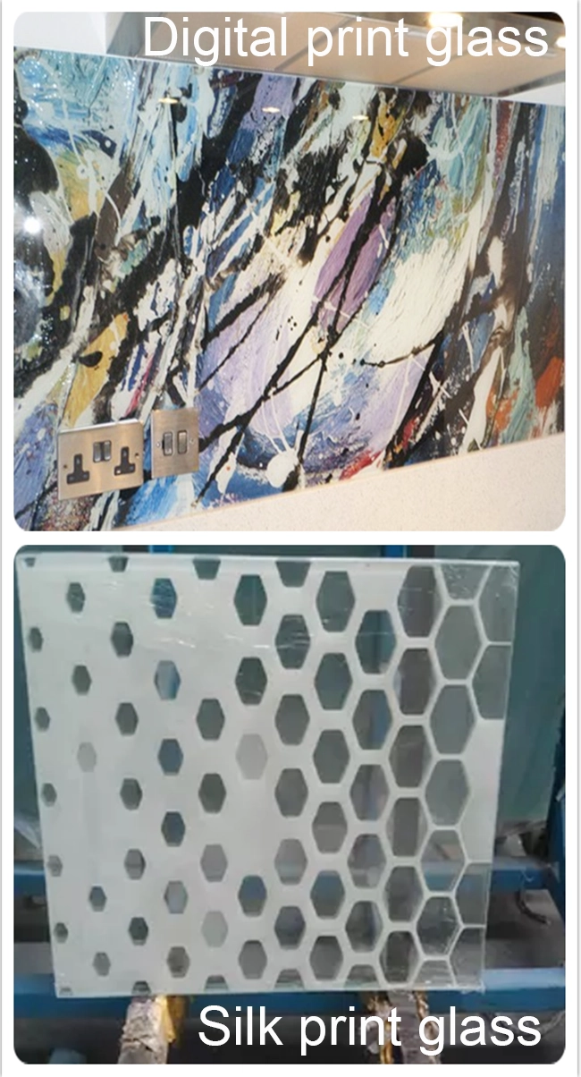digital glass compare silk print glass