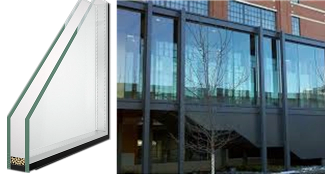 big size insulated glass curtain wall