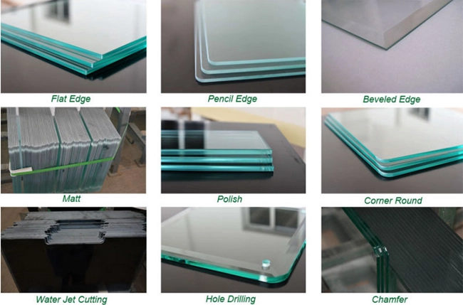 flat polished tempered glass