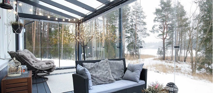 tempered glass single panels for sunroom