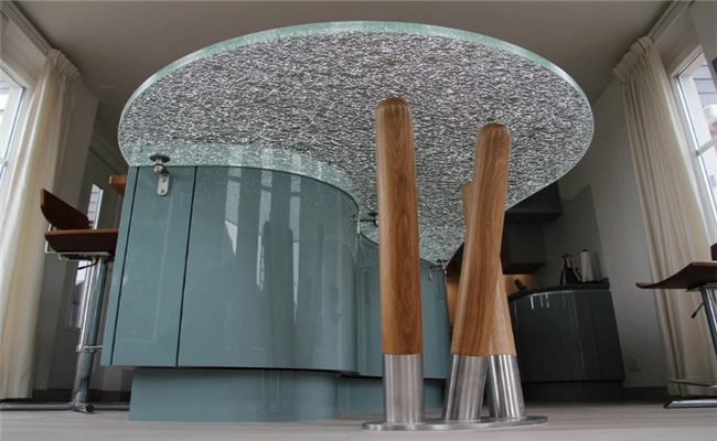 laminated ice cracked glass price