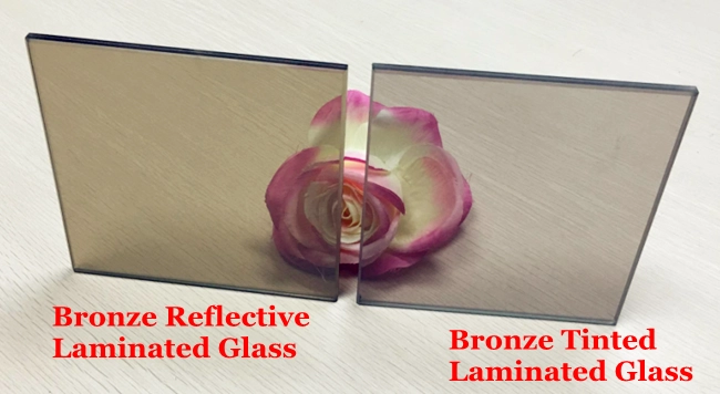 energy efficiency bronze building laminated glass price