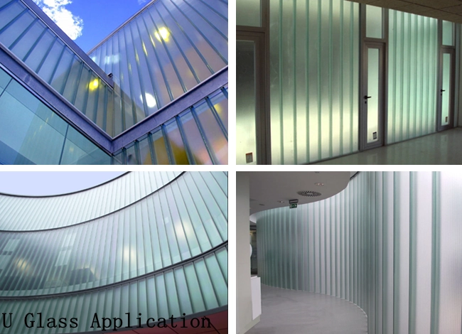 U shape glass wall factory