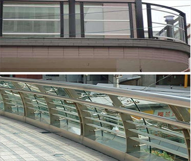 picture of cured termpered glass application