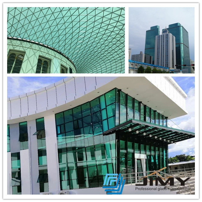 green glass curtain wall