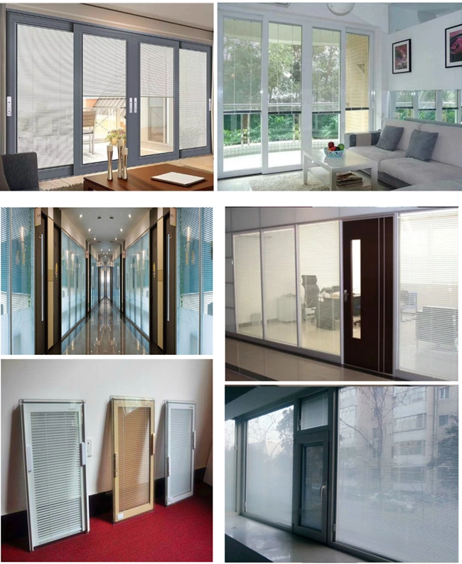Built-in Louver window shutters for insulating glass