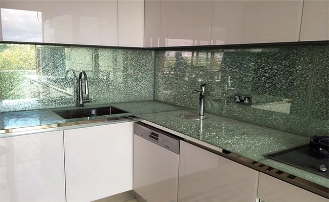 cut to size cracked ice glazing