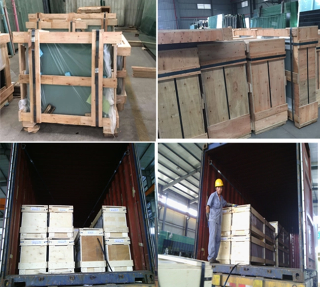 glass tops packing and loading
