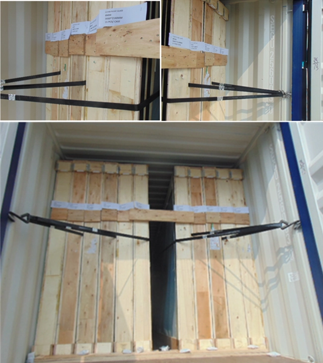 patterned glass packing and loading